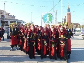 ADAPT go Egyptian in San Pedro del Pinatar Carnival.
