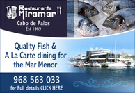Miramar Restaurant Cabo de Palos Murcia