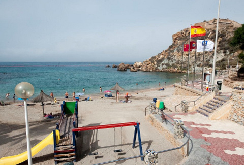 Cartagena beaches flying Q for Quality