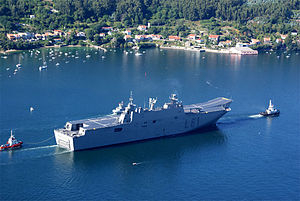 The Juan Carlos I open for visits Tuesday and Wednesday in Cartagena
