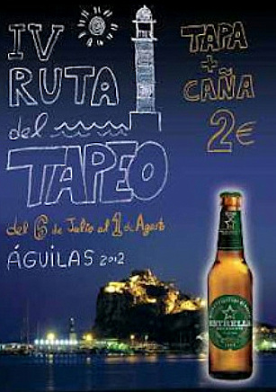 Águilas, IV Ruta del Tapeo, 6th to 31st July 2012