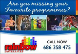 Internet TV making big satellite dishes redundant. Rainbow Satellites April Newsletter