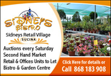 Sidney's Bistro and Retail Village Sucina